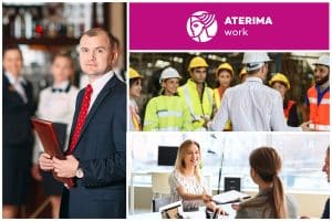 Montage photo de différents métiers